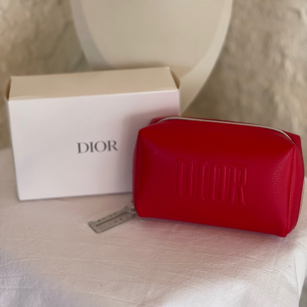 DIOR| NIB Authentic cosmetic zip bag